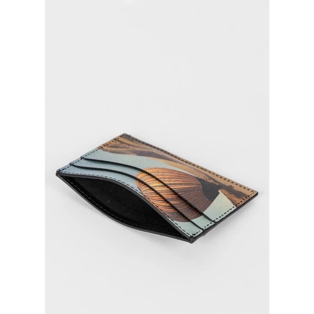 NWT $200 Paul Smith Multistripe Hot Air Balloon Card Holder. Made in Italy. - Picture 2 of 3